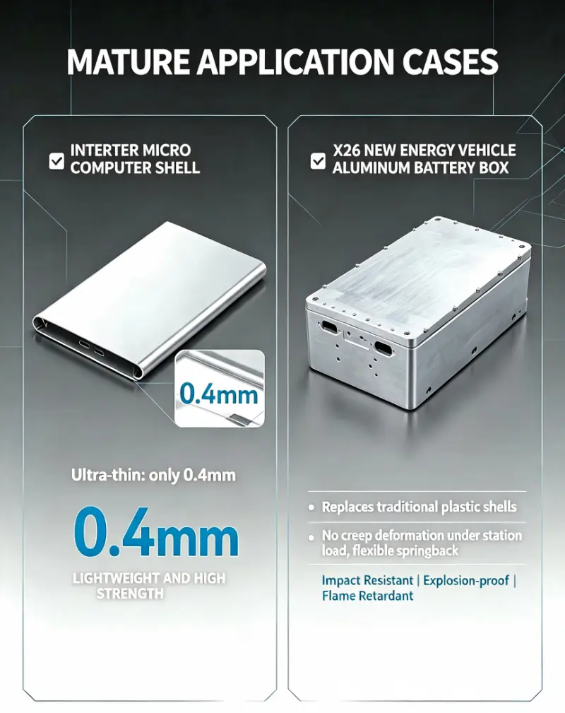 Højstyrke batterihus i aluminium til nye energianvendelser