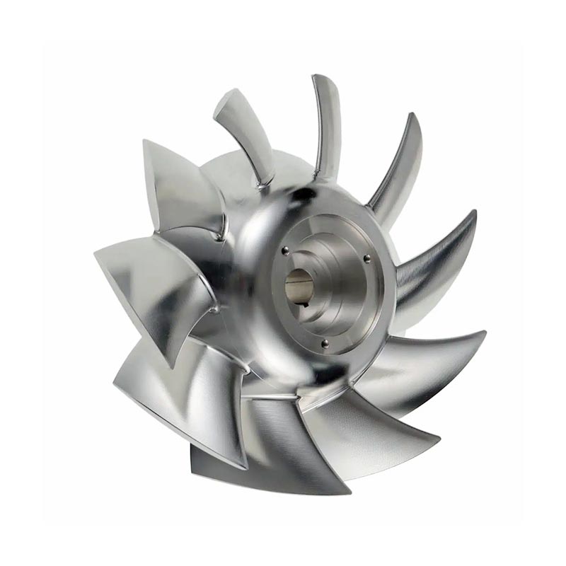 CNC-bearbejdede turbinekomponenter